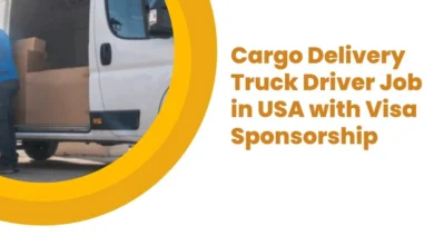 Cargo Delivery Truck Driver Job in USA 