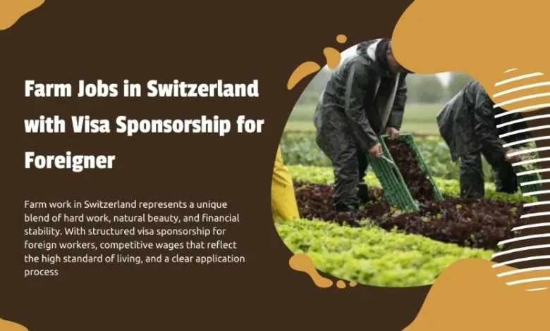 Farm Jobs in Switzerland