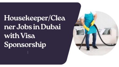 Housekeeper/Cleaner Jobs in Dubai