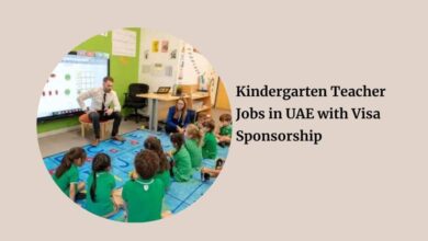 Kindergarten Teacher Jobs in UAE with Visa Sponsorship