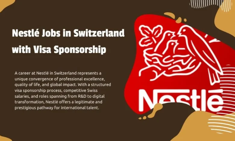 Nestlé Jobs in Switzerland