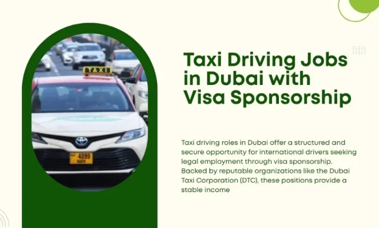 Taxi Driving Jobs in Dubai