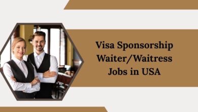 Visa Sponsorship WaiterWaitress Jobs in USA