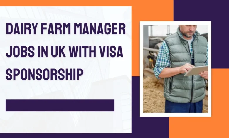 Dairy Farm Manager Jobs in UK