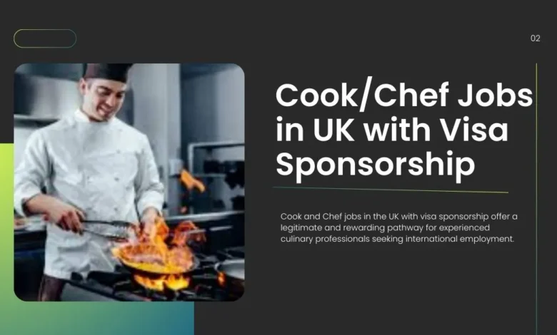 Cook/Chef Jobs in UK with